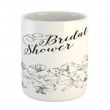 Bride Party Flowers Mug