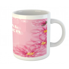 Abstract Petals Dots Mug