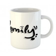 I Heart Family Pictogram Mug