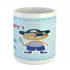 Cat Pirate Ahoy Mug