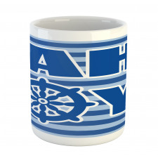 Nautical Wheel Mug