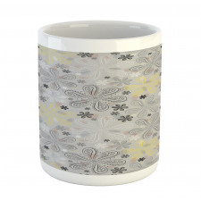 Style Yellow Flower Mug