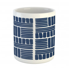 Stripes in Squares Mug