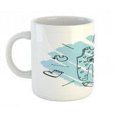 Its a Boy Paintbrush Mug