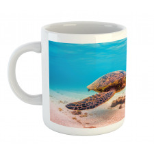 Sea Turtle Underwater Mug