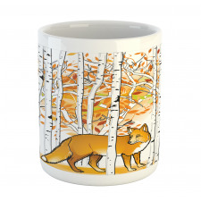 Fox Autumn Forest Mug