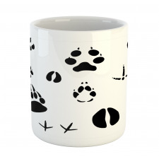 Wildlife Animal Footprints Mug