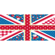British Flag Floral Mug