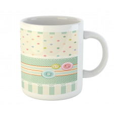 Sewing Theme Border Mug