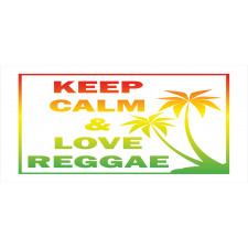 Keep Calm Words Reggae Mug