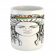 Grunge Flag Colors Reggae Mug