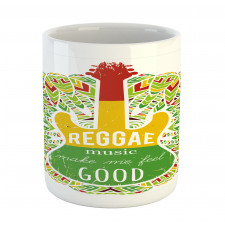 Reggae Music Guitar Mug