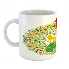 Reggae Music Guitar Mug