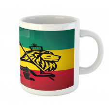 Judah Lion Rastafari Flag Mug