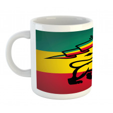 Judah Lion Rastafari Flag Mug