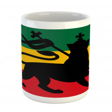 Judah Lion Reggae Flag Mug