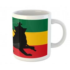 Judah Lion Reggae Flag Mug