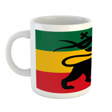 Judah Lion Reggae Flag Mug