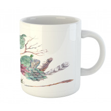 Exotic Bouquet Vintage Mug