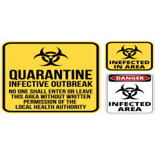 Danger Quarantine Mug