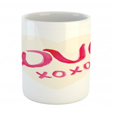 Heart Letters Love Mug