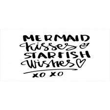 Mermaid Kiss Starfish Words Mug