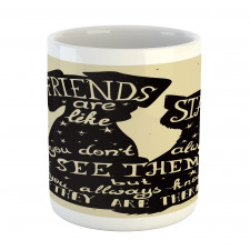 Cat Dog Friends Mug