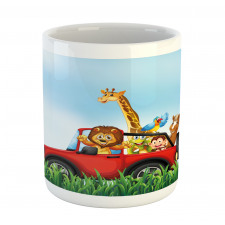 Cartoon Wildlife Animals Mug