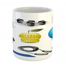 Vivid Workout Items Mug