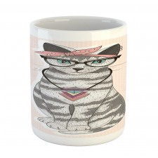 Kitty Glasses Mug