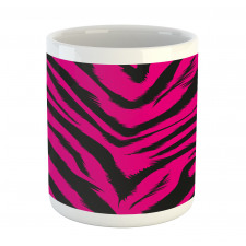 Hot Pink Zebra Skin Mug