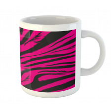 Hot Pink Zebra Skin Mug