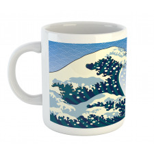 Ocean Wind Art Mug