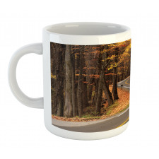 Roadway Mountains Travel Mug