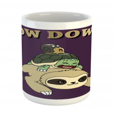 Funny Cartoon Scenery Mug