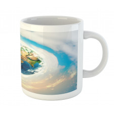 Vibrant Planet Continents Mug