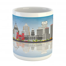 Cityscape Skyscrapers Mug