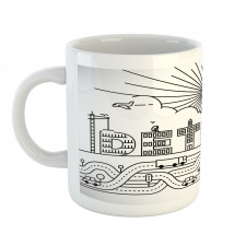 Building Letter Balloon Mug