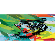 Abstract Bengal Tiger Mug