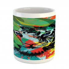 Abstract Bengal Tiger Mug