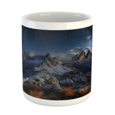 Italy Mountains Milky Way Mug