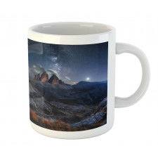 Italy Mountains Milky Way Mug