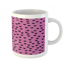 Black Hearts Romantic Mug