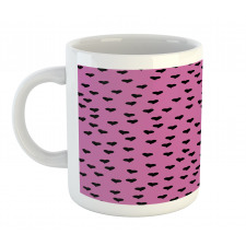 Black Hearts Romantic Mug