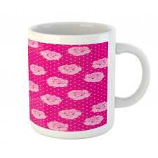 Vintage Roses Love Dot Mug