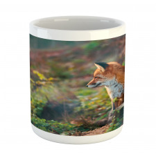 Young Wild Fox in Woodland Mug