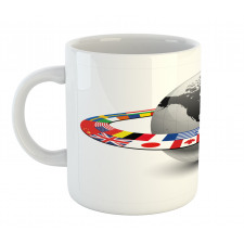 Orbit of National Flags Mug