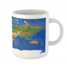 Continents Vegetation Mug