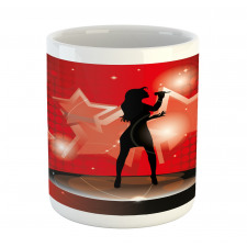 Woman Singer Star Mug