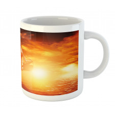 Ship Sunset Mug